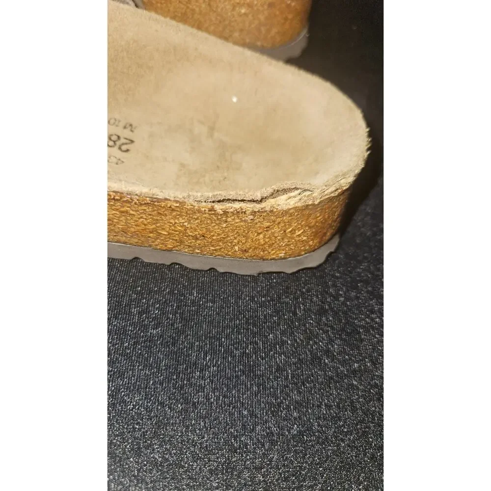BIRKENSTOCK BETULA ARIZONA SANDAL Mens EU 43 US M 10 Brown Suede Narrow